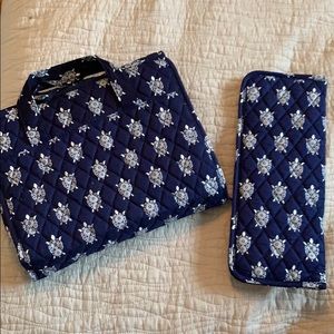 Vera Bradley cosmetic travel bag